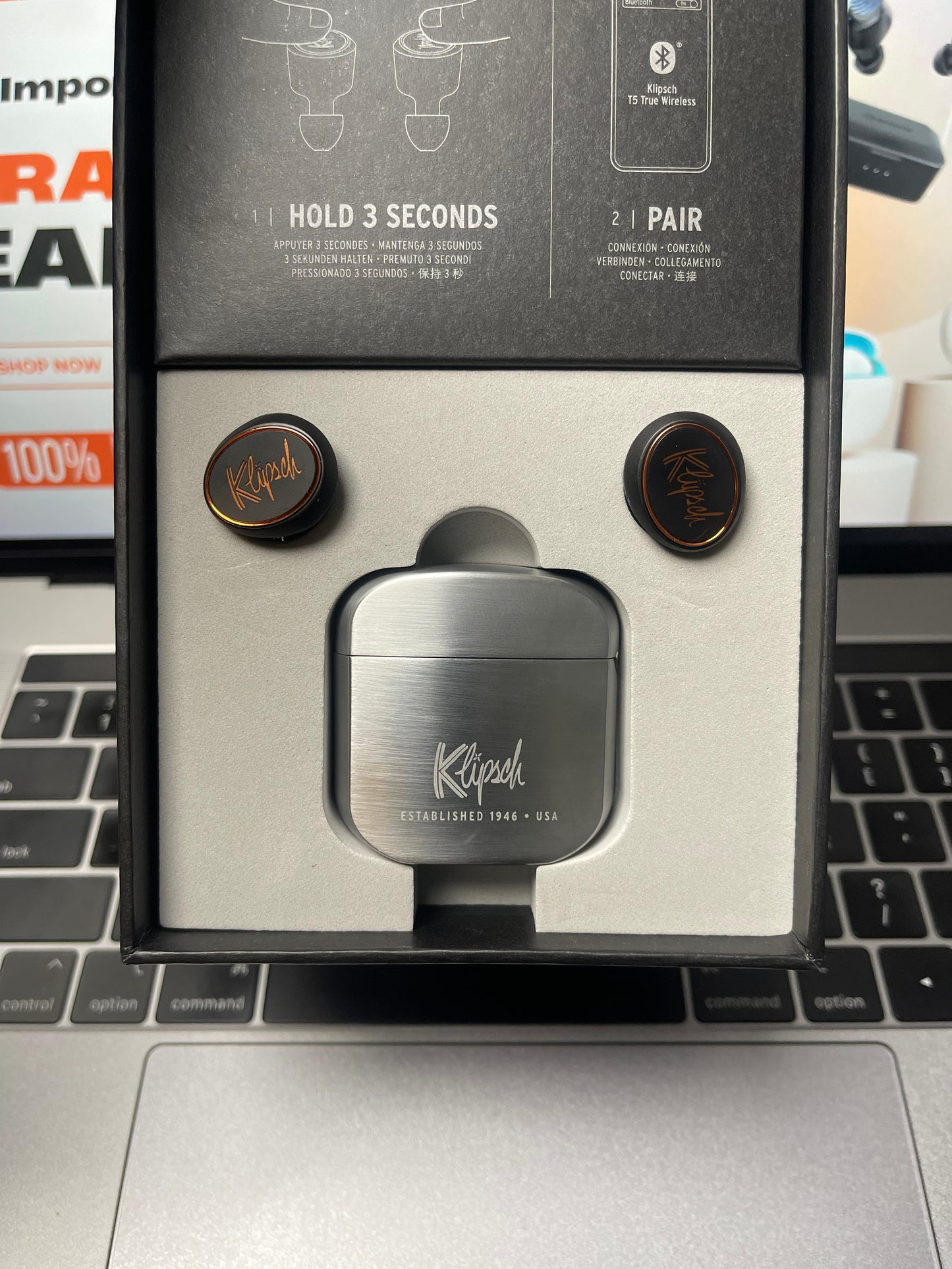 Klipsch T5 True Wireless Earphones - Silver